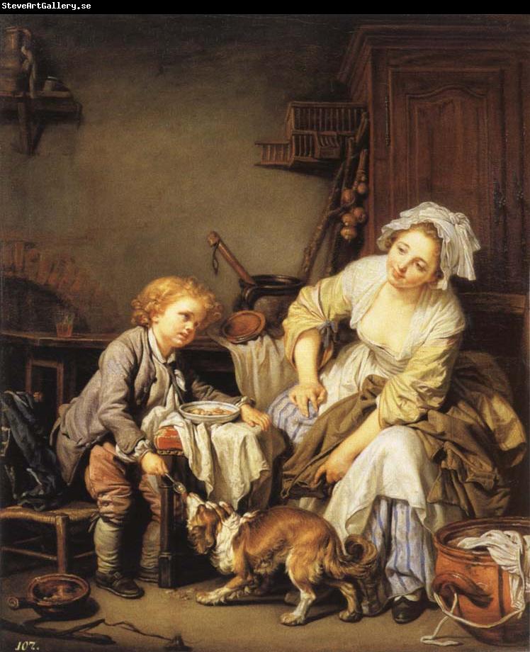 Jean Baptiste Greuze The Verwohnte child